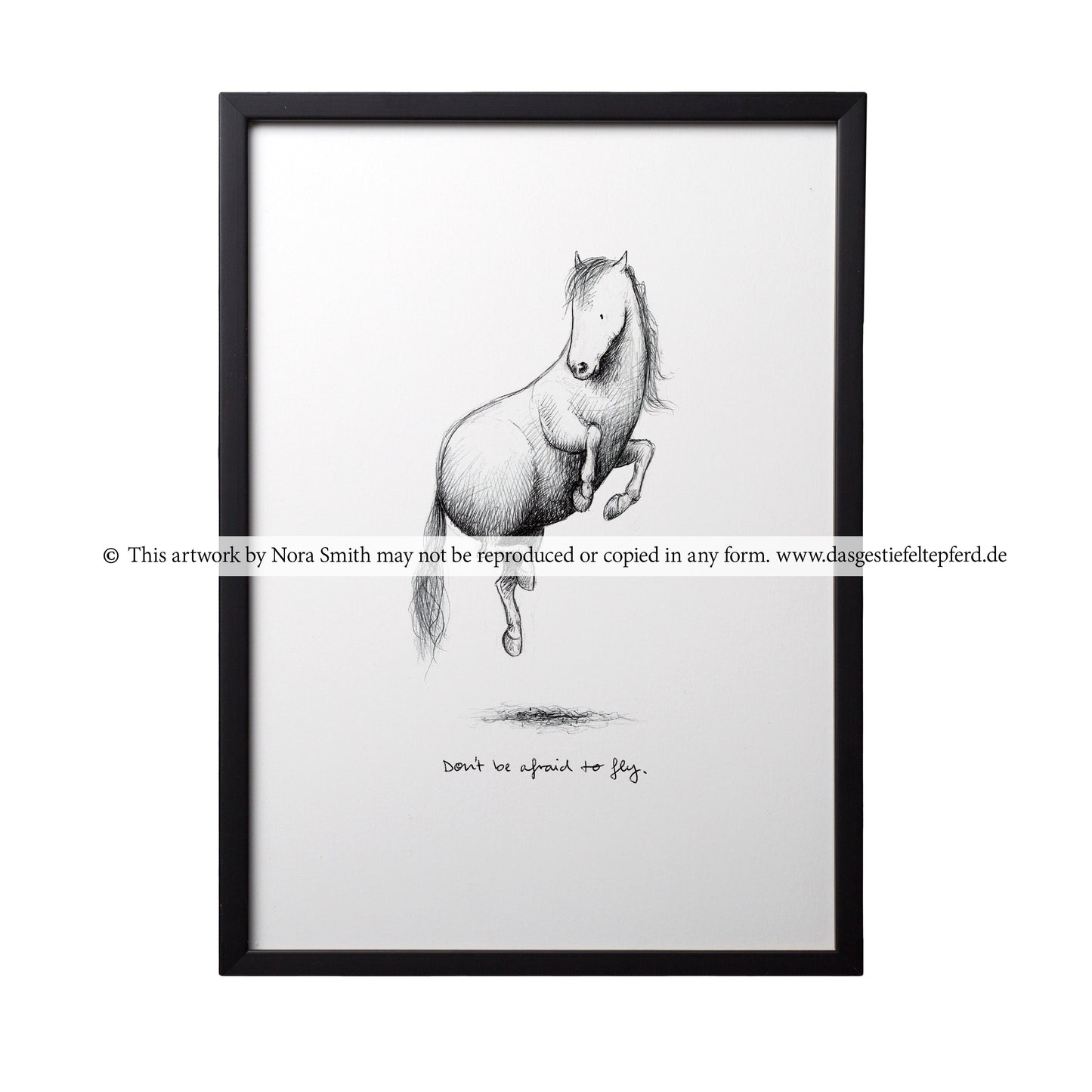 Kunstdruck "Flugangst"