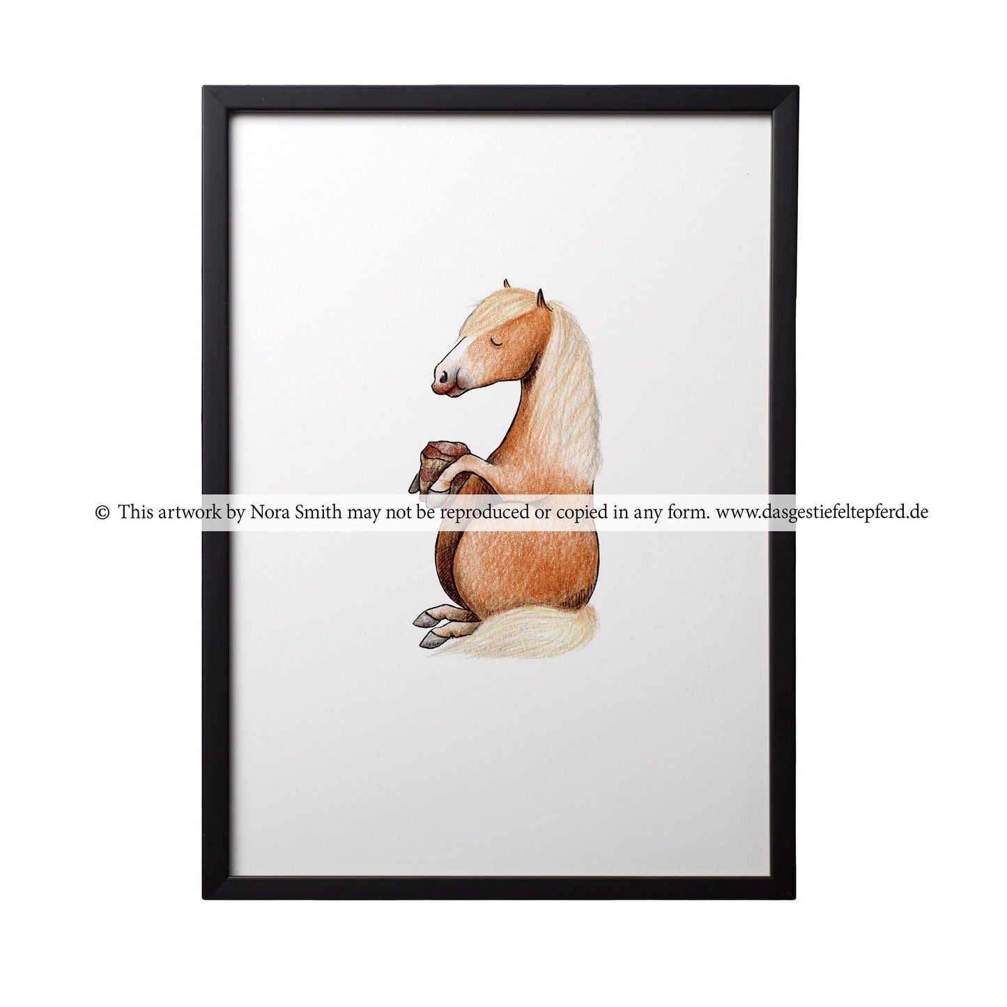 Kunstdruck "Haflinger"