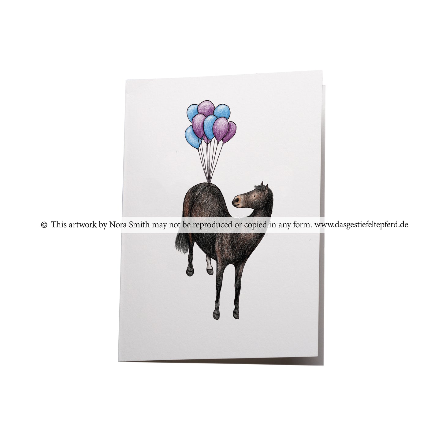 Klappkarte "Luftballons"