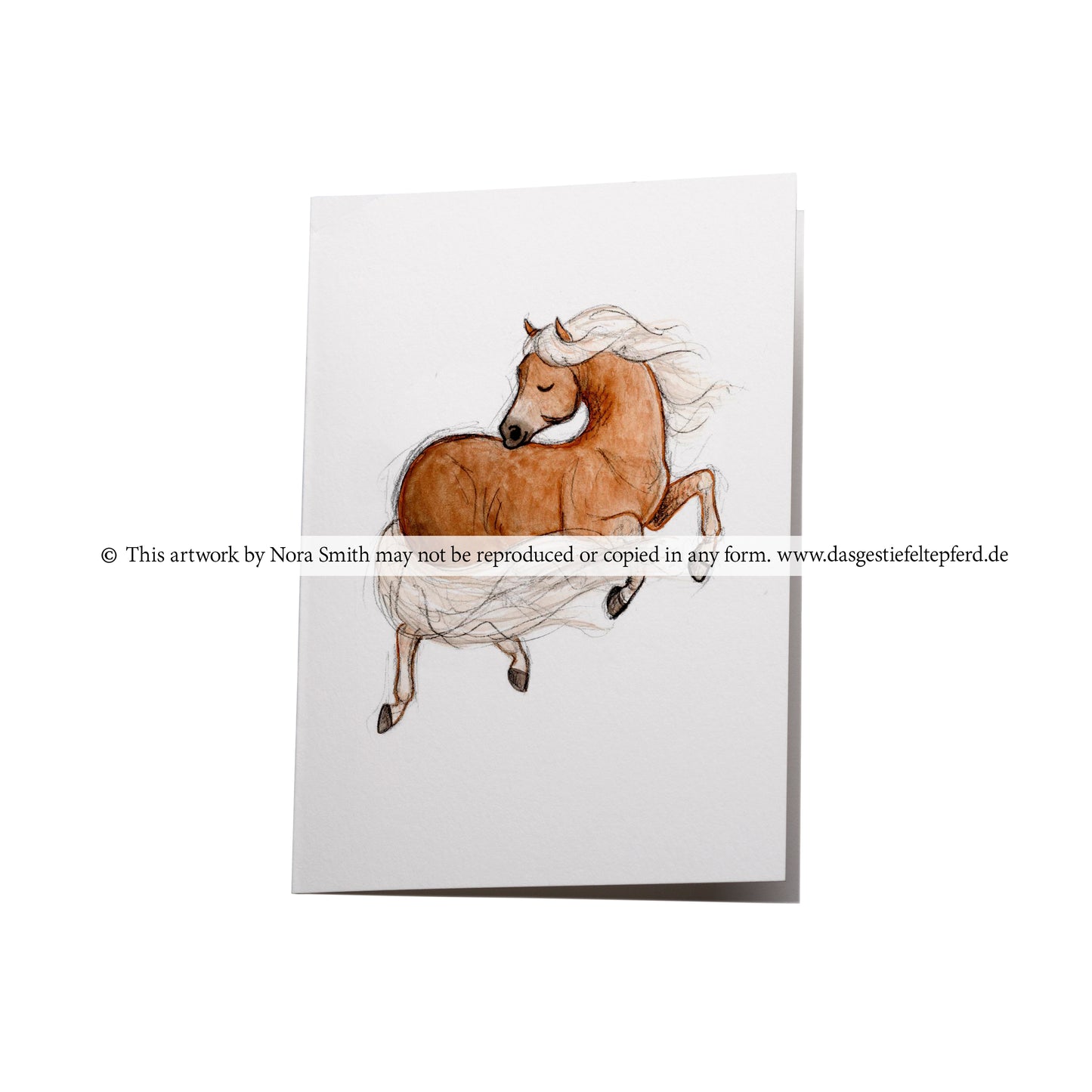Klappkarte "Haflinger II"