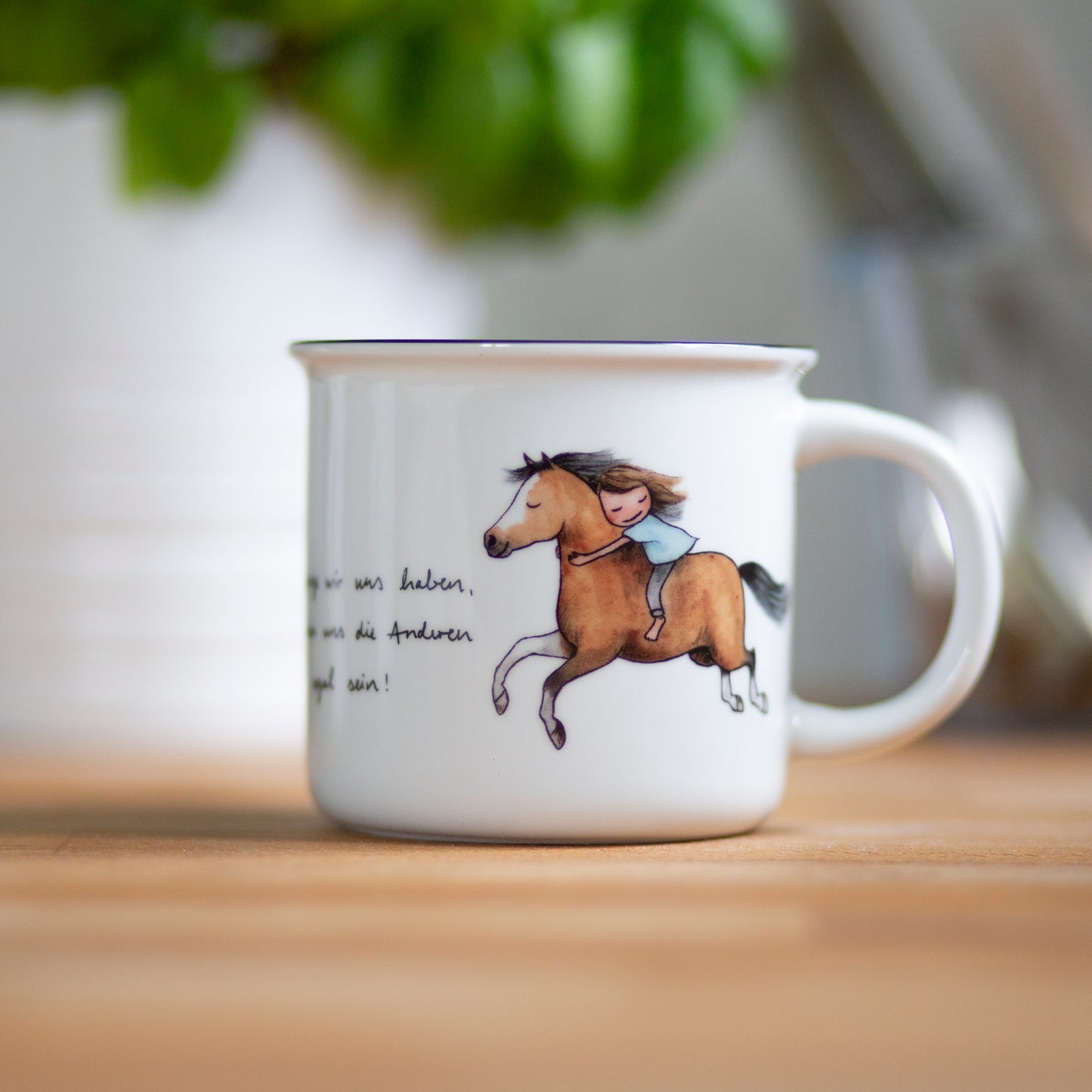 Porzellantasse "Seelentröster"